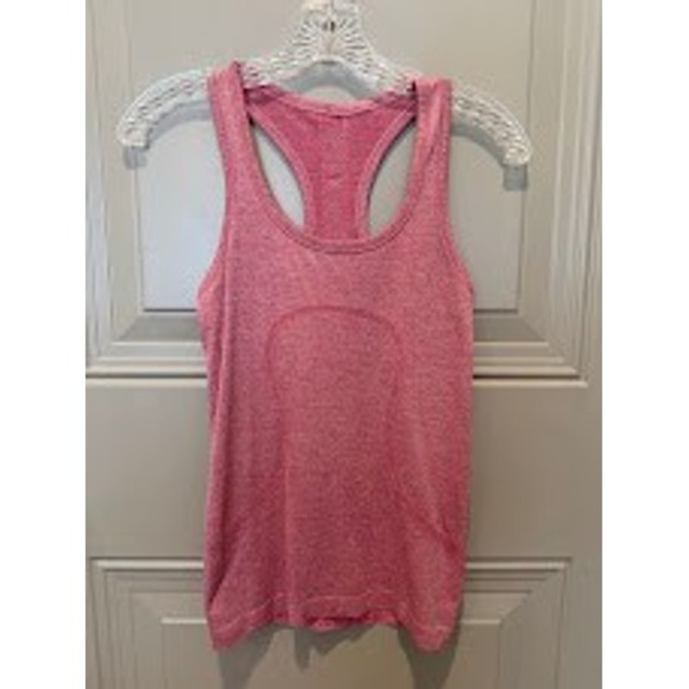 Lululemon Swiftly Tech Tank Pink Sparkle Size 4